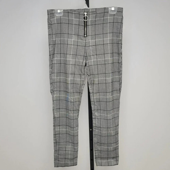 Lily  Morgan O Ring Zip Check Pants - Picture 1 of 4